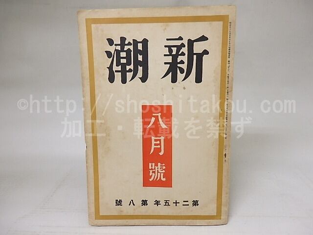 新潮　第25年第8号　昭和3年8月号　/　　　[18561]