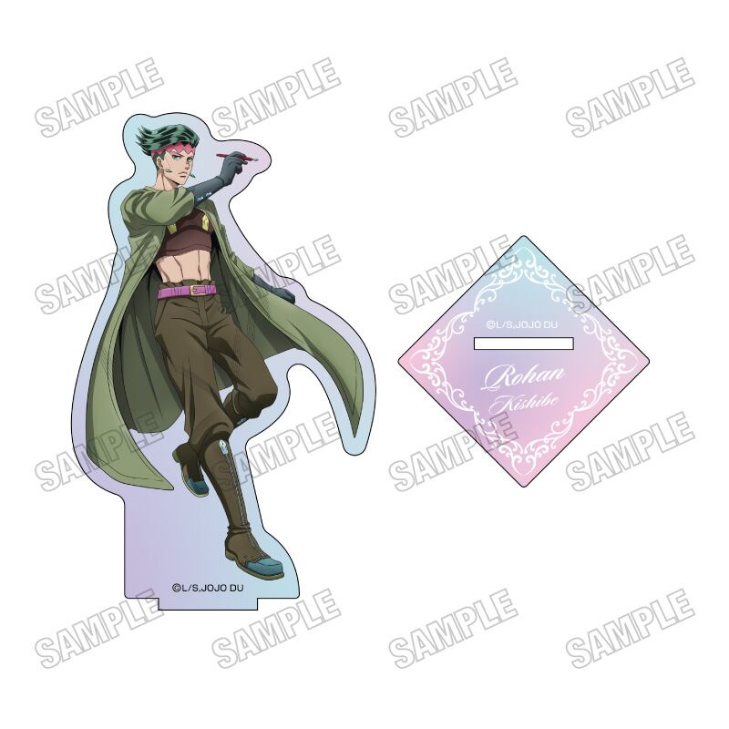 アニメ『ジョジョの奇妙な冒険 ダイヤモンドは砕けない』 描き下ろしオーロラアクリルスタンド【AM2026】2.岸辺露伴
