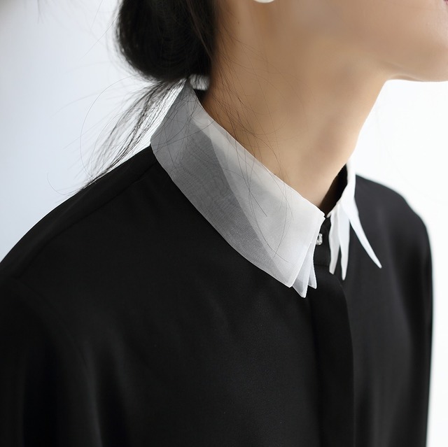 collar conscious blouse＜t502＞