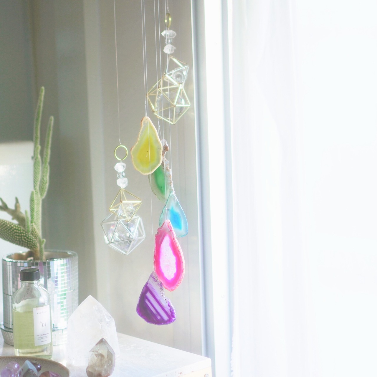 Rainbow Drops 26 - アゲートヒーリングチャイム / Agate Healing Chime 1489