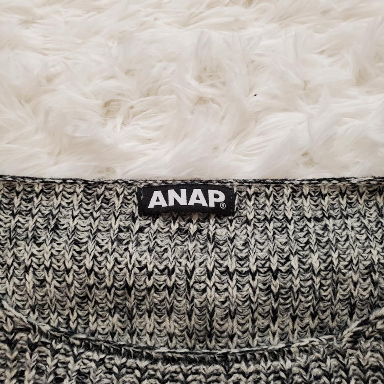 【USED】ANAP　アナップ　ニットセーター　パプラム　美品