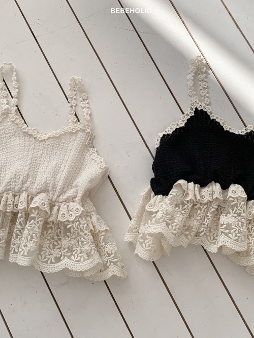 〘即納〙bebeholic / Pom-pom bustier