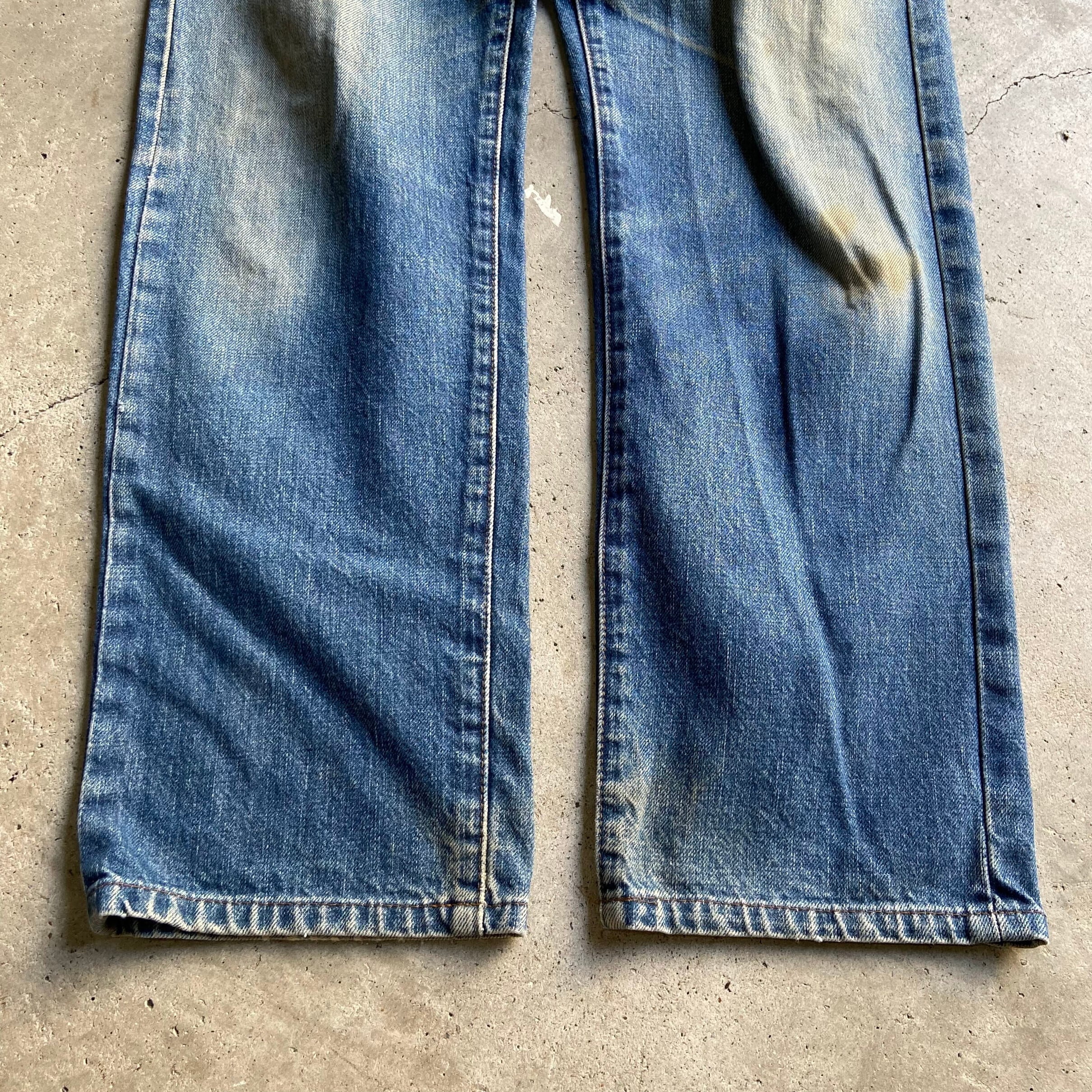 希少 01年製 Levi's502XX ビッグE TALON製ZP 赤耳 W30