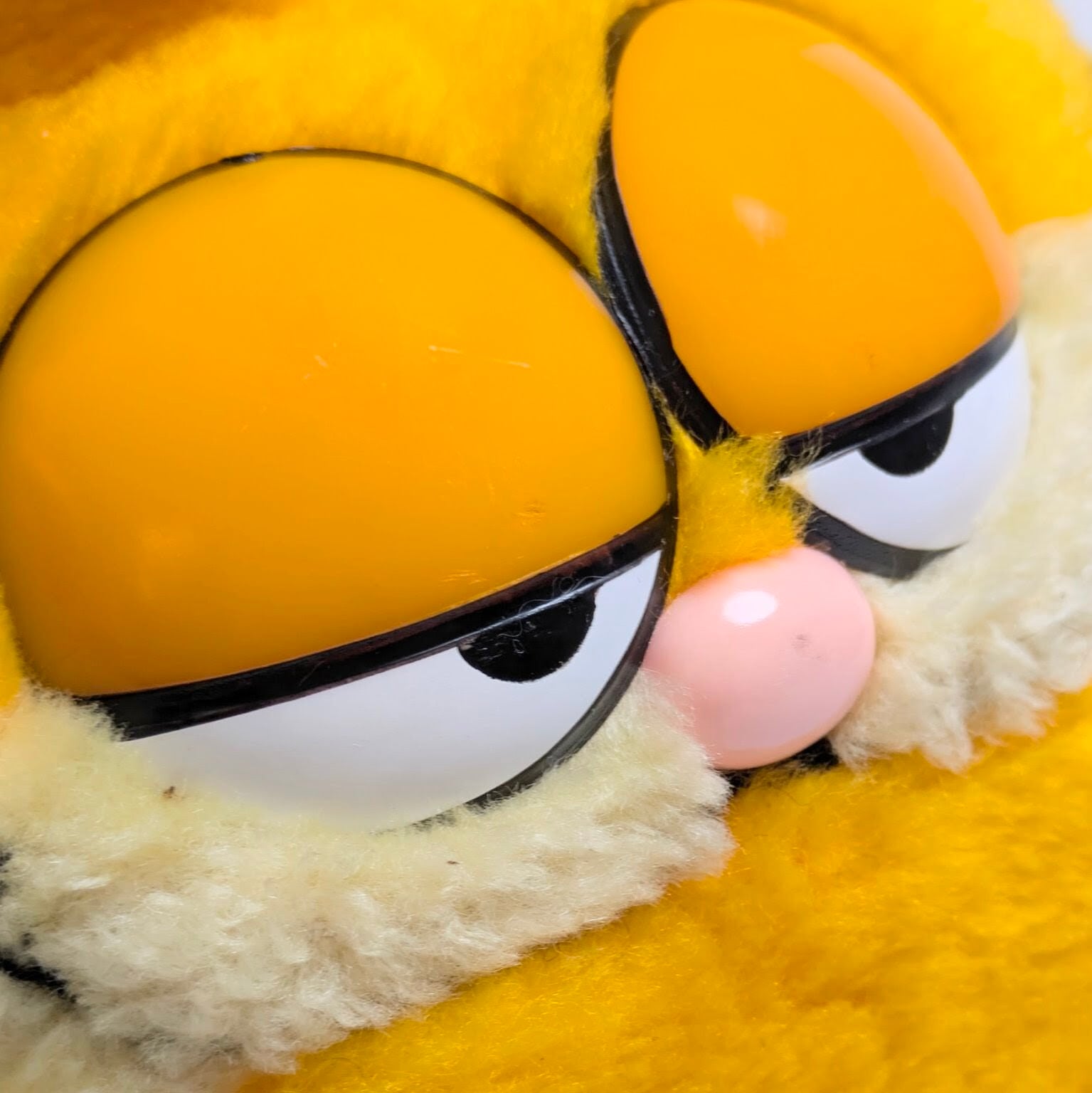 VINTAGE 1980年代初期 ☆【 Garfield ( ガーフィールド ) 】『 ガーフィールド / おすわり左向きM 』ぬいぐるみ プラッシュ plush 1980年代年製 〚アメリカン雑貨 アメトイ〛