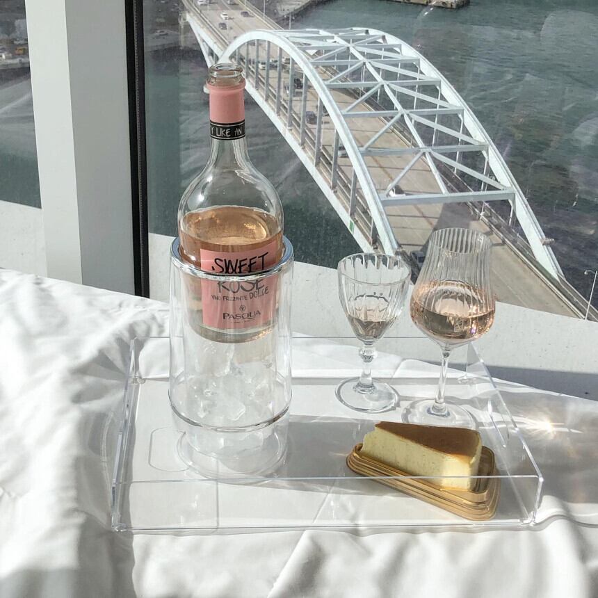 acryl tray / アクリル トレー クリア おうちカフェ 透明 韓国 北欧