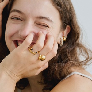 Open Dot Ring (Gold) [WM-RG134]