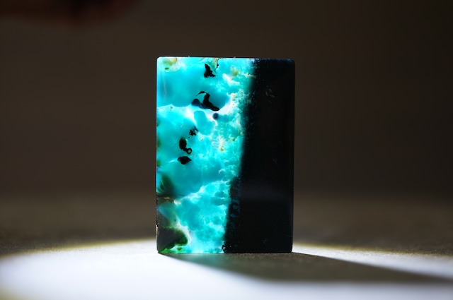 インドネシア産ブルーペトリファイドウッド Blue Opalized Petrified Wood 1978