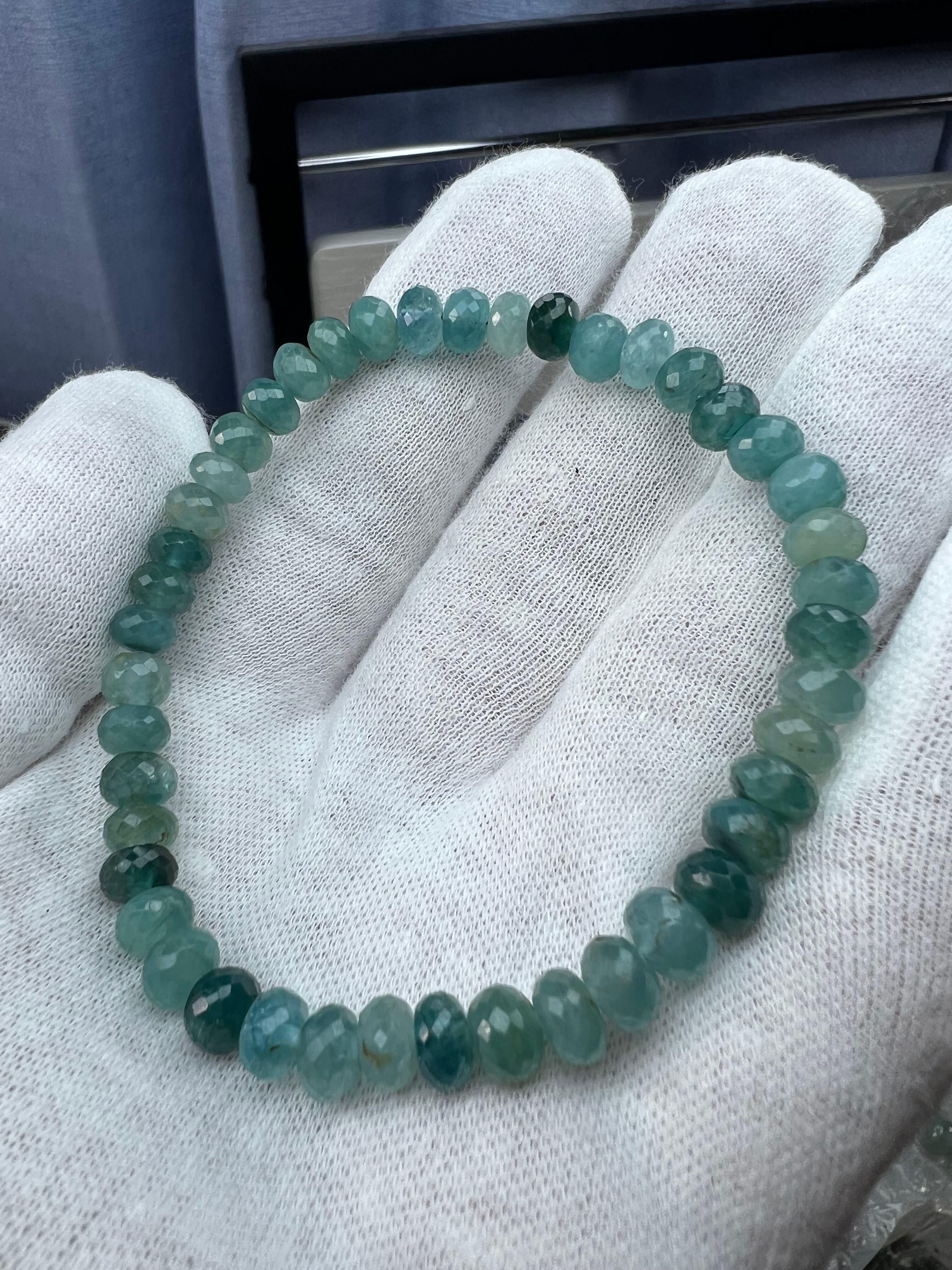 グランディディエライト ブレス 高品質]グランディディエライトブレスレット/ディープカラー（約