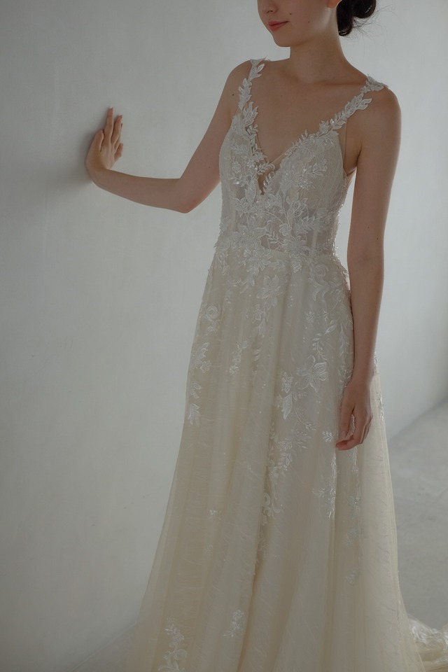 Wedding Dress／rental／A Line ／DR6004 （旧品番DR2004）