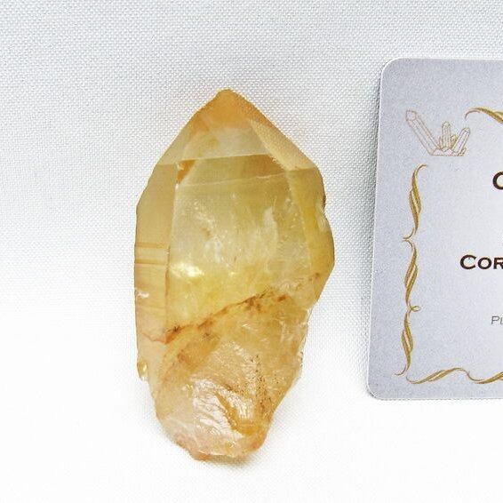 レムリアンシード シトリンクォーツ 原石 ブラジル ミナスジェライス州 コリント産 一点物 171-7272