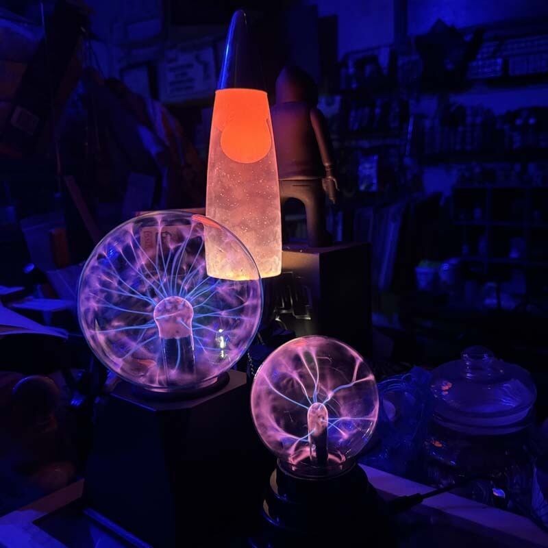 PLASMA ball プラズマボール サイエンス感、魔法感を楽しめる サイケデリックなインテリア雑貨