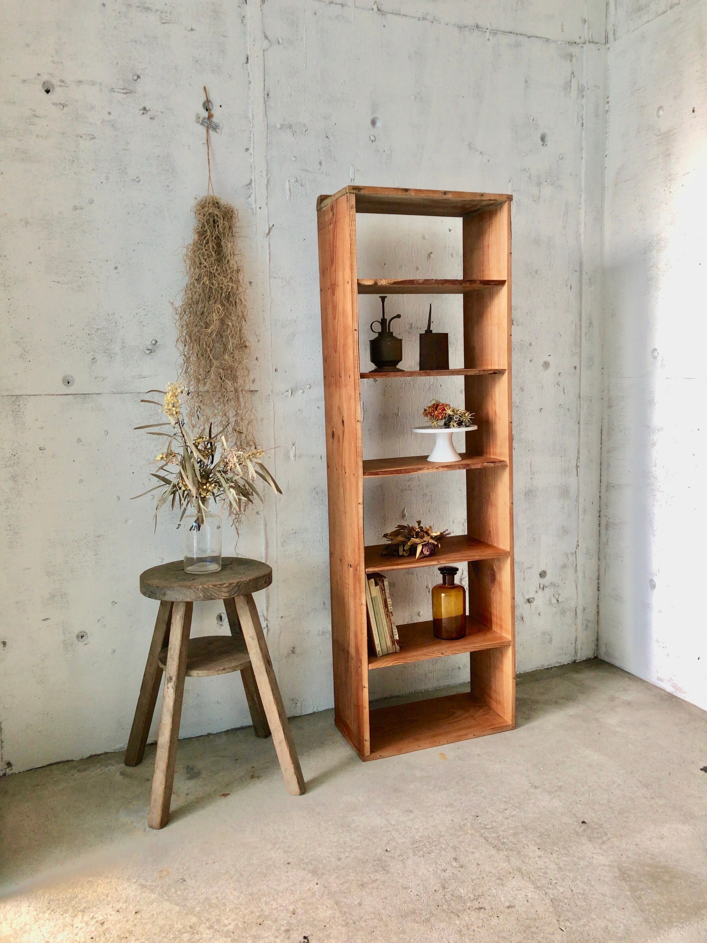 縦長いオープンラック［古家具］ | giraffes craft