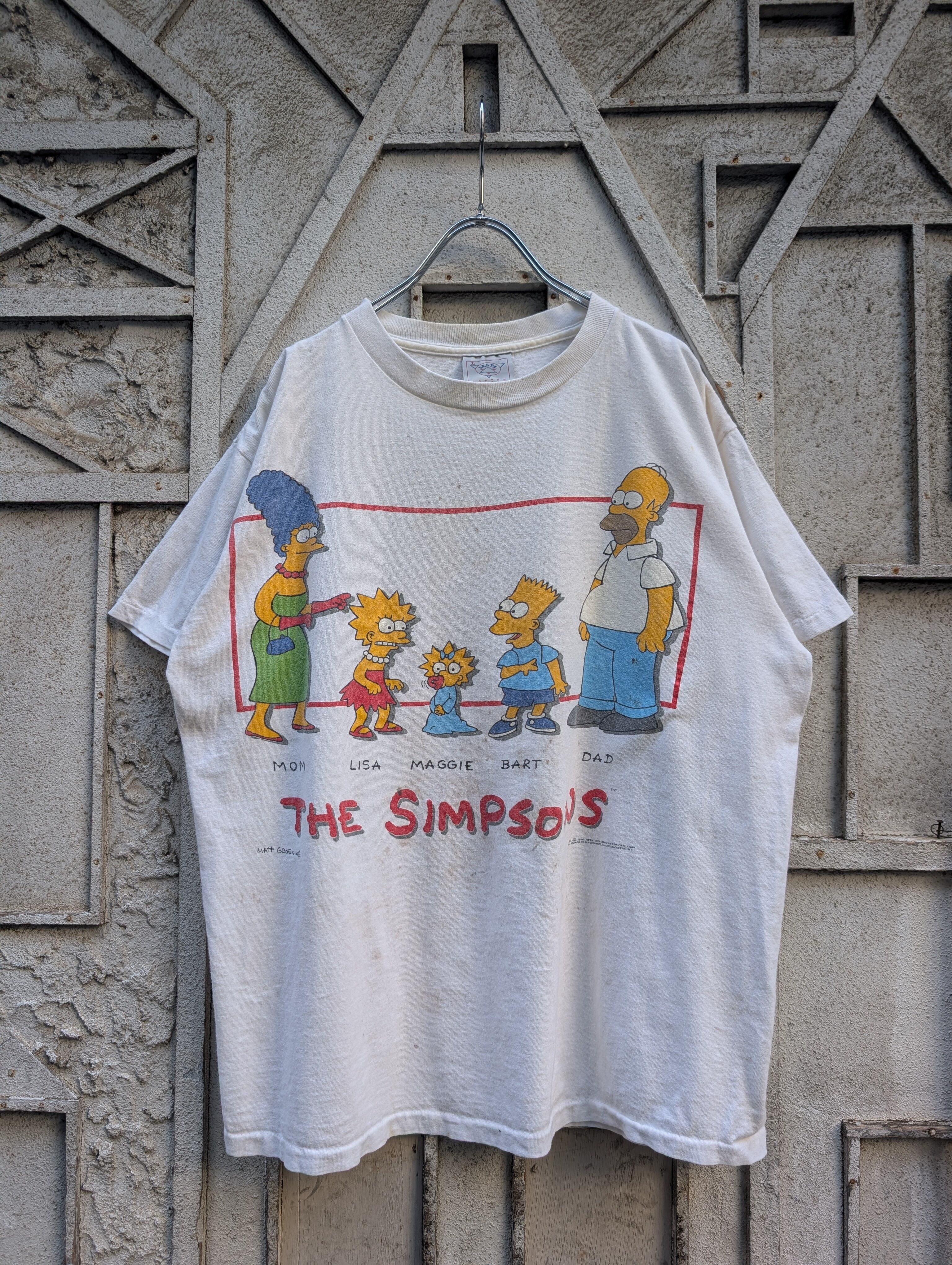 "THE SIMPSONS" print tee / made in USA