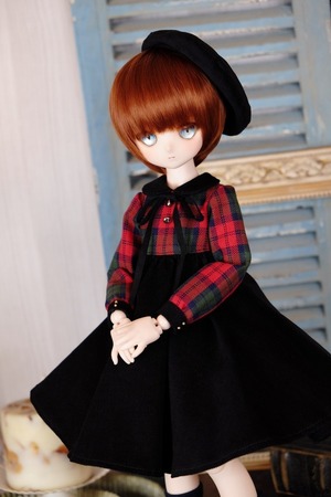 MDD用OFトラッドレディワンピース（レッド）