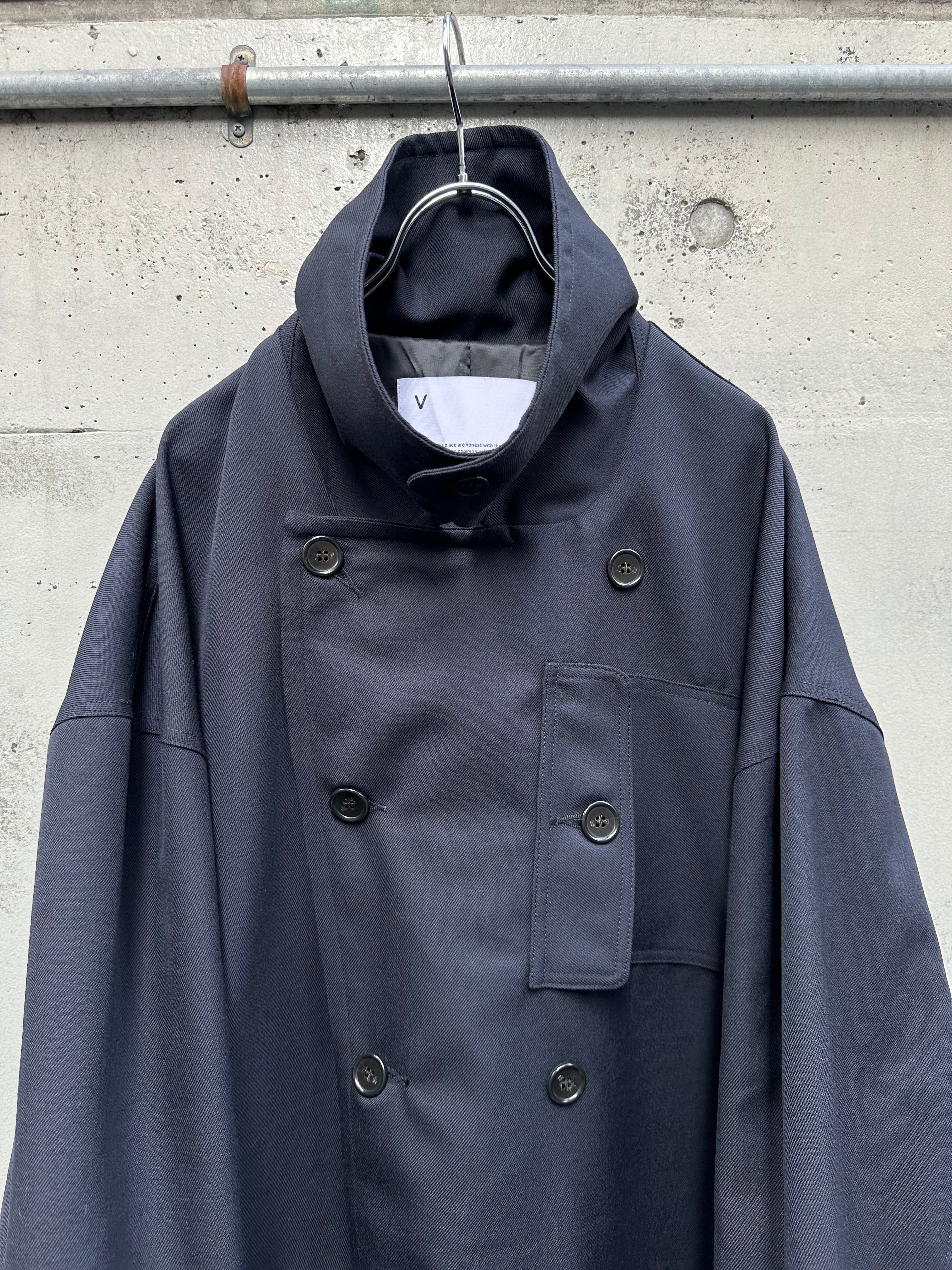 『VOAAOV』BISHU WOOL ONI SURGE Trench Coat / NAVY | SUKIKIRAI powered by BASE