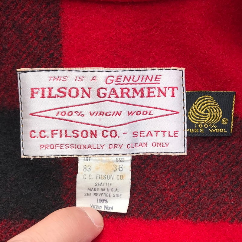 90's FILSON フィルソン ダブルマッキーノークルーザー ジャケット ...