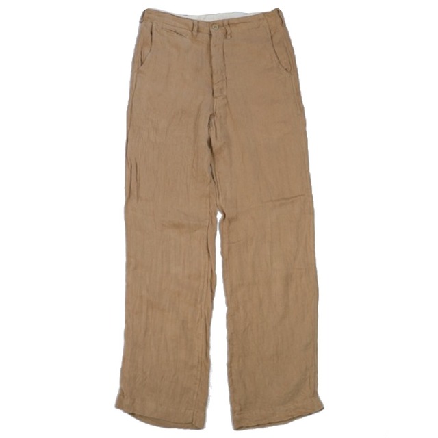 CUSHMAN(クッシュマン)～LINEN TROUSERS CAMEL～