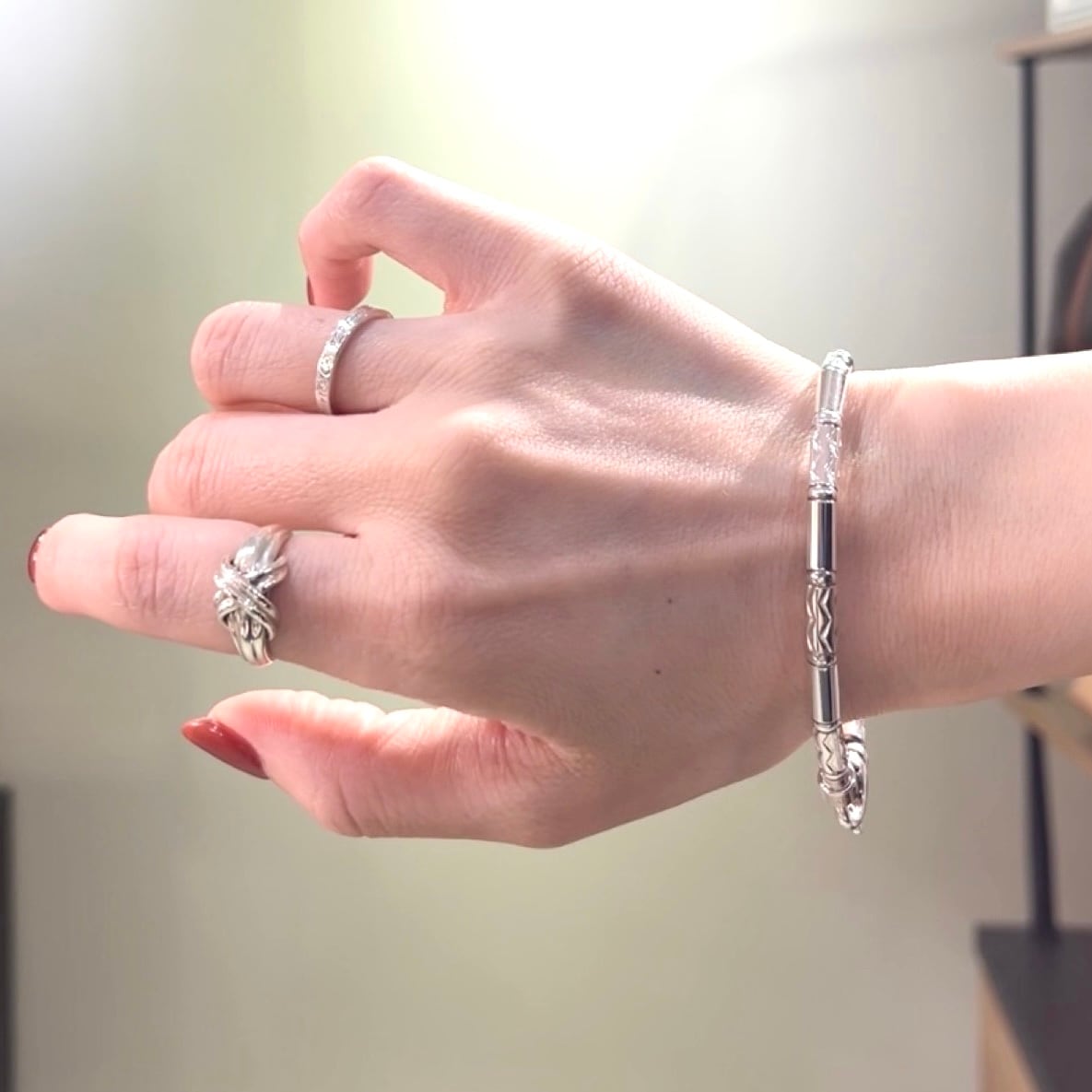 Tiffany シルバーリング　16号　ヴィンテージ　ティファニー　希少デザイン Tiffany シルバーリング 16号 ヴィンテージ ティファニー 希少デザイン