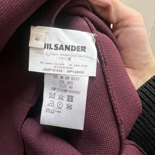 JIL SANDER ジルサンダー 19AW バックロゴ タートルネックニット 