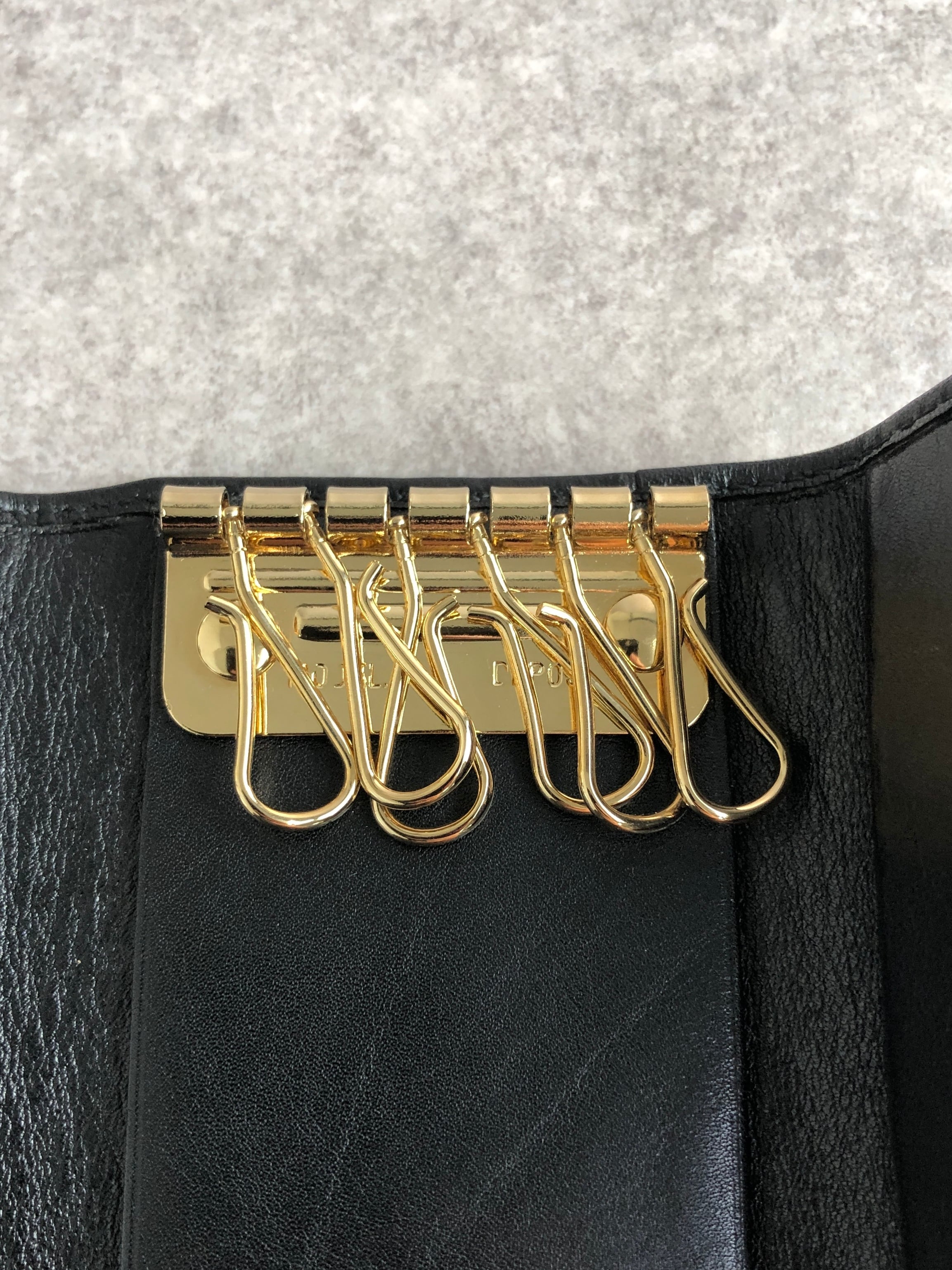 GUCCI グッチ キーケース ブラック バンブー レザー 6連 vintage