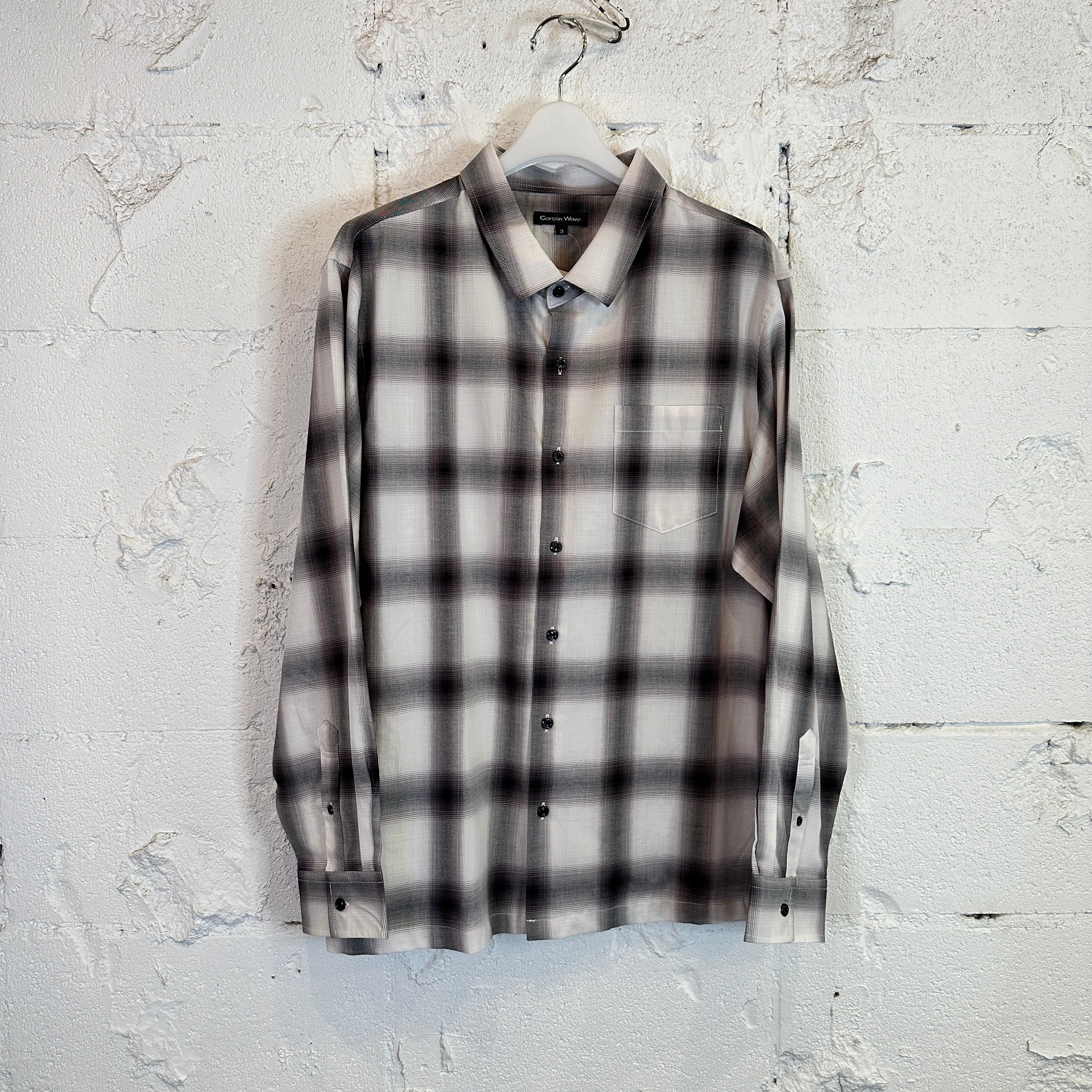 AURALEE 20aw オンブレチェックワンピース オンブレチェック