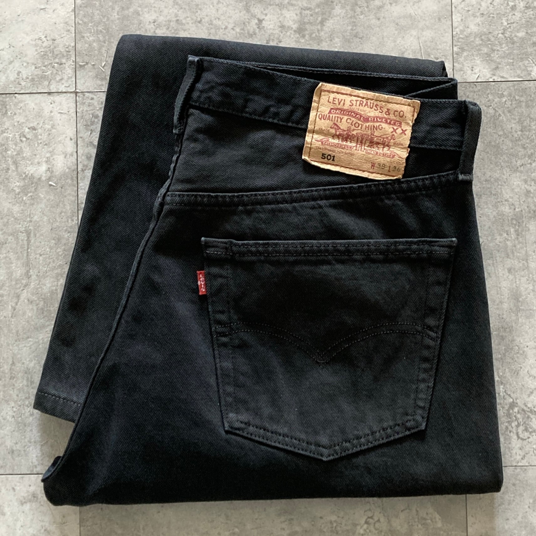 W33 L32】90's US.Levis 501 リーバイス サンベニート工場(553) ボタン