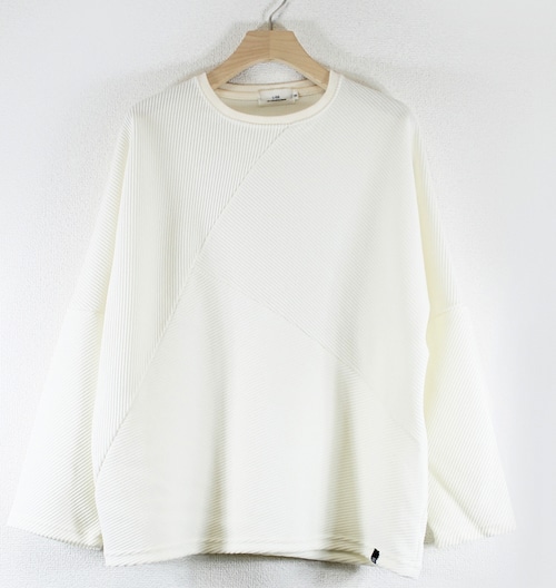 【9月中旬入荷予定】Switching Dolman Cut & Sewn White