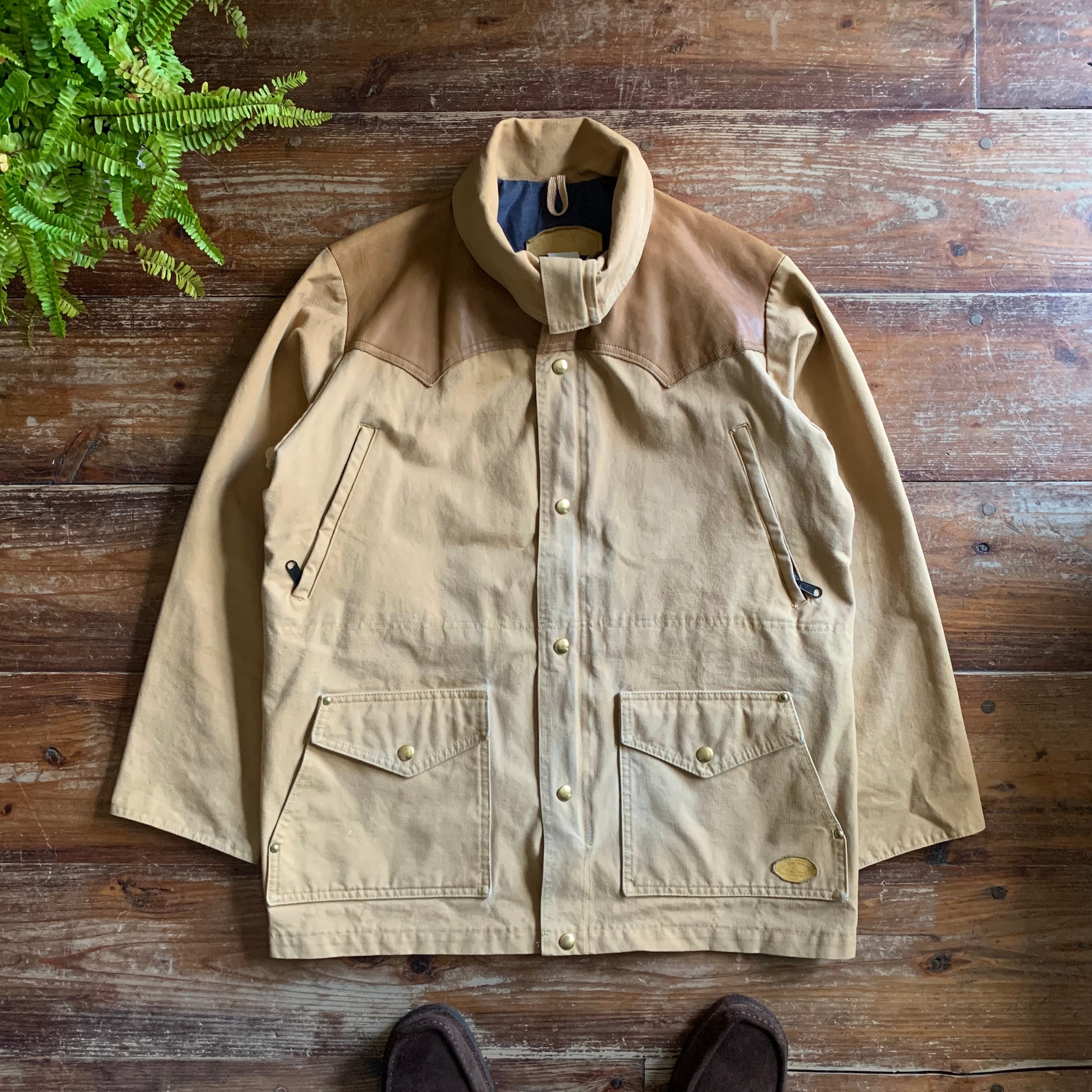 1970's Vintage"Rocky Mountain Featherbed Co." Brown Canvas Mountain Jacket