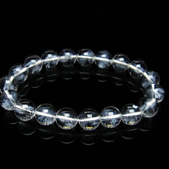 水晶 ブレスレット レーザー彫刻入り 10mm [M便 1/10] 111-11298