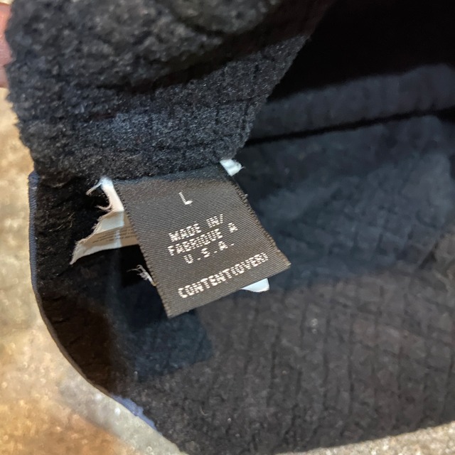 レア 02s Patagonia フライトキャップ USA製 フリースライナー