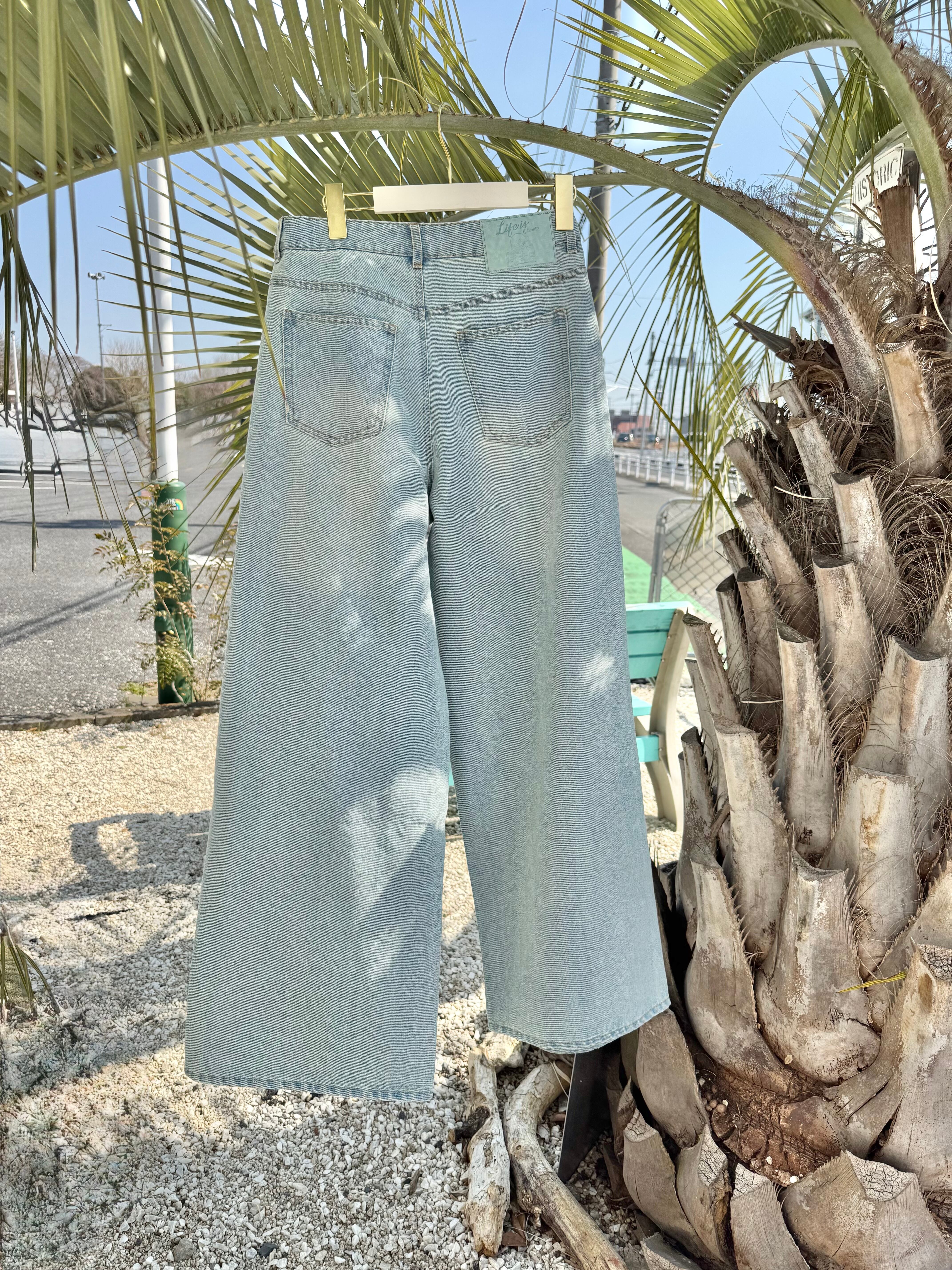 【レディース】レースダメージデニム ¥9,600(10,560)