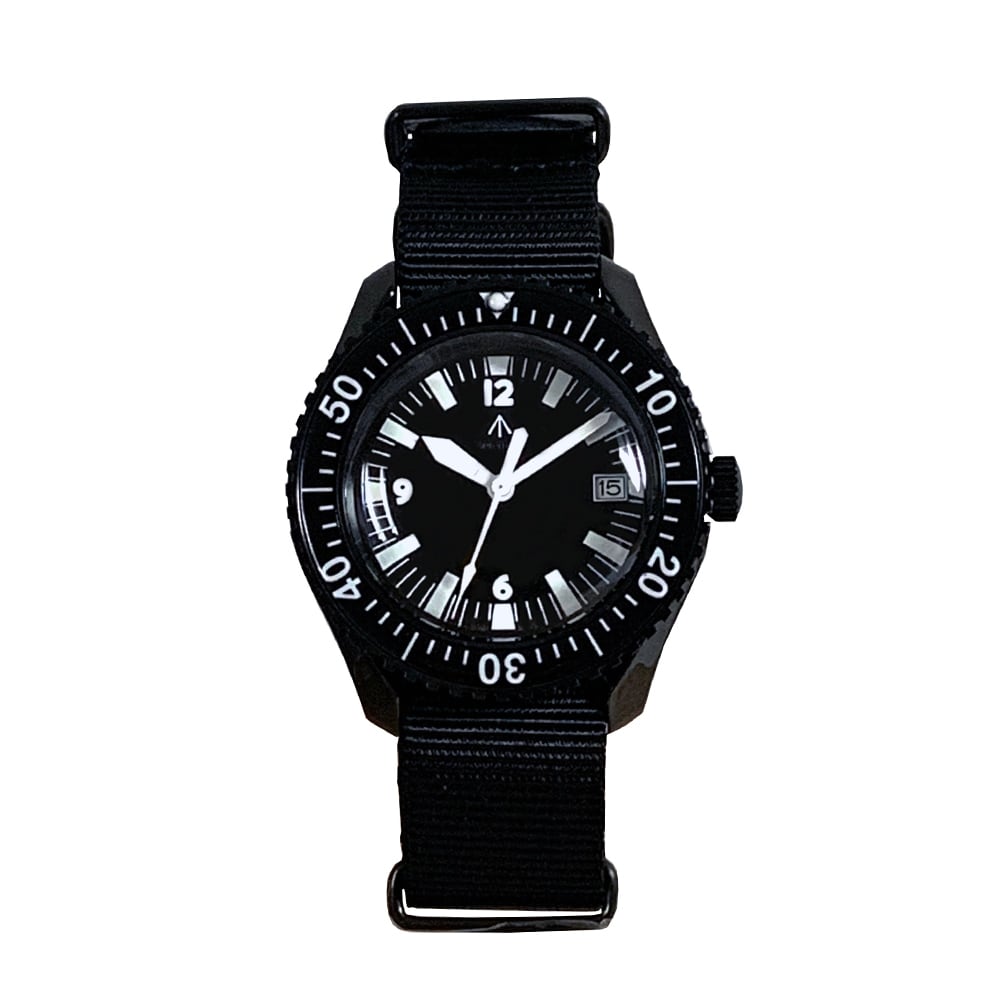 NAVAL MILITARY WATCH MIL.-05 BK/BK Automatic ROYAL Military NAVAL MILITARY WATCH MIL.-05 BK/BK Automatic ROYAL Military