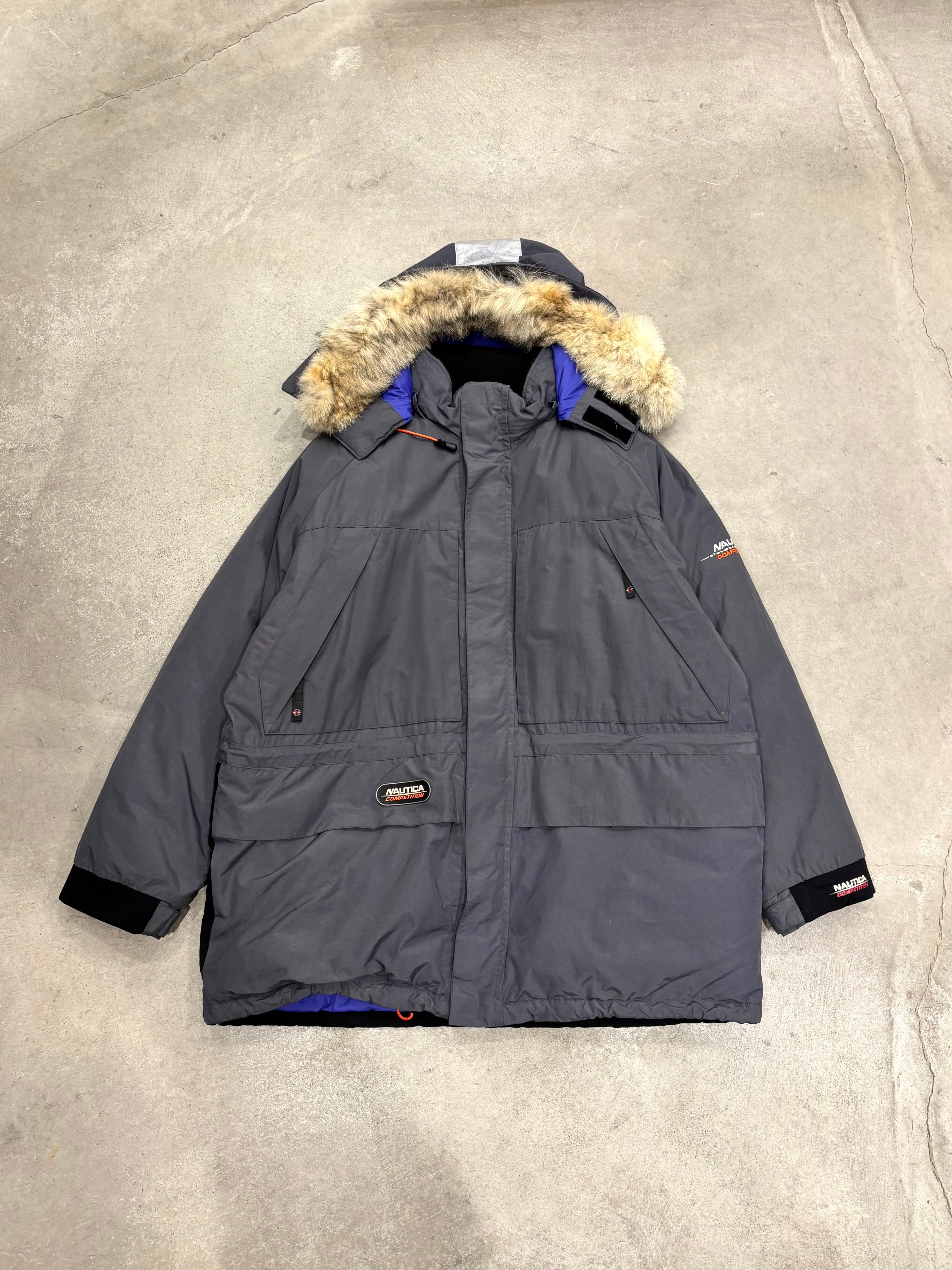 Nautica Competition ダウンジャケット nautica competition reversible ドローコード 袖マジックテープ