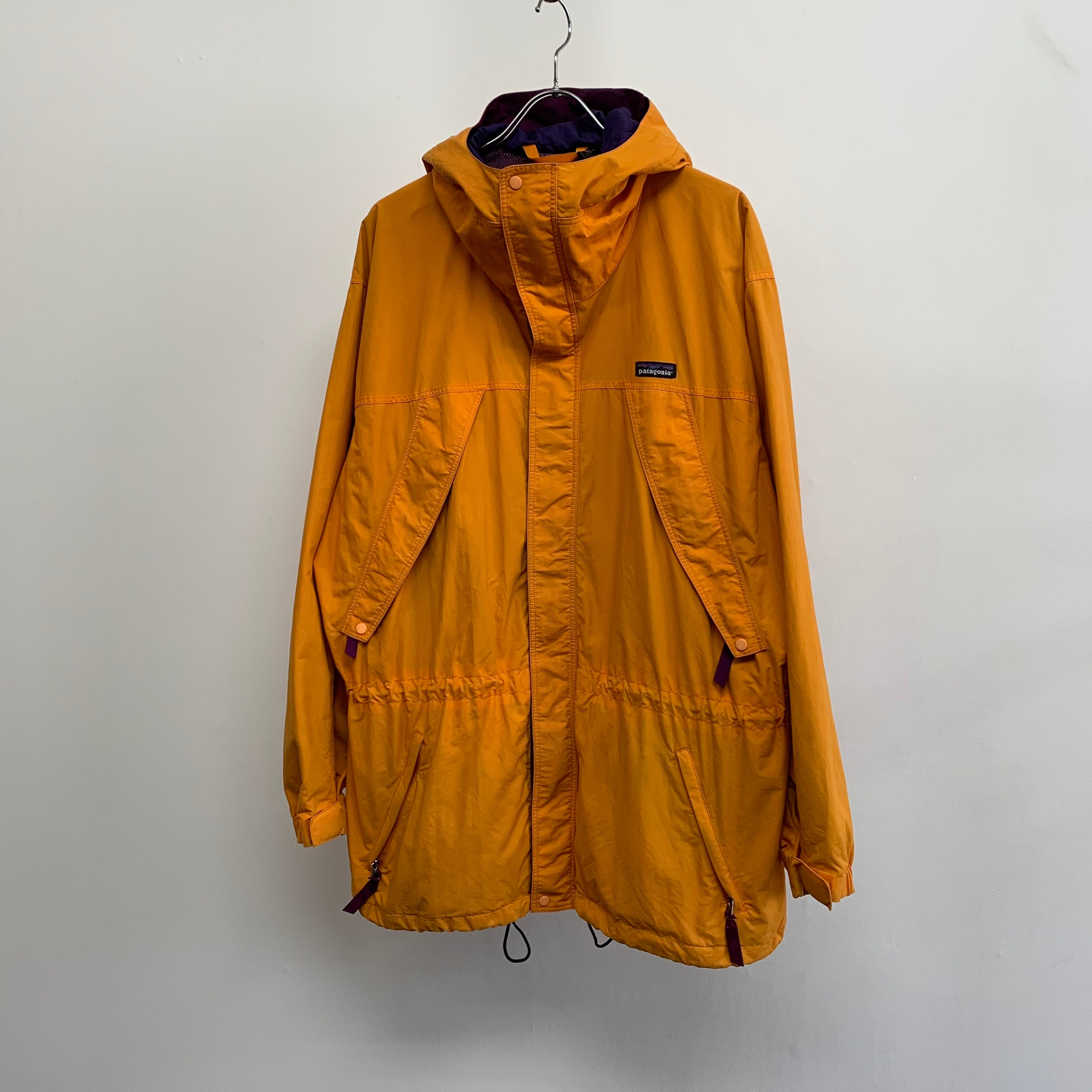 0175. 1990's Patagonia storm jacket マンゴー オレンジ ストーム