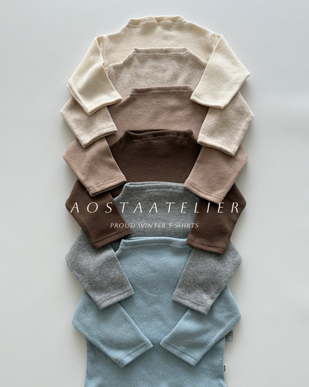 【Aosta】 プラウドT／モカ（70–110cm）2025冬 - 11