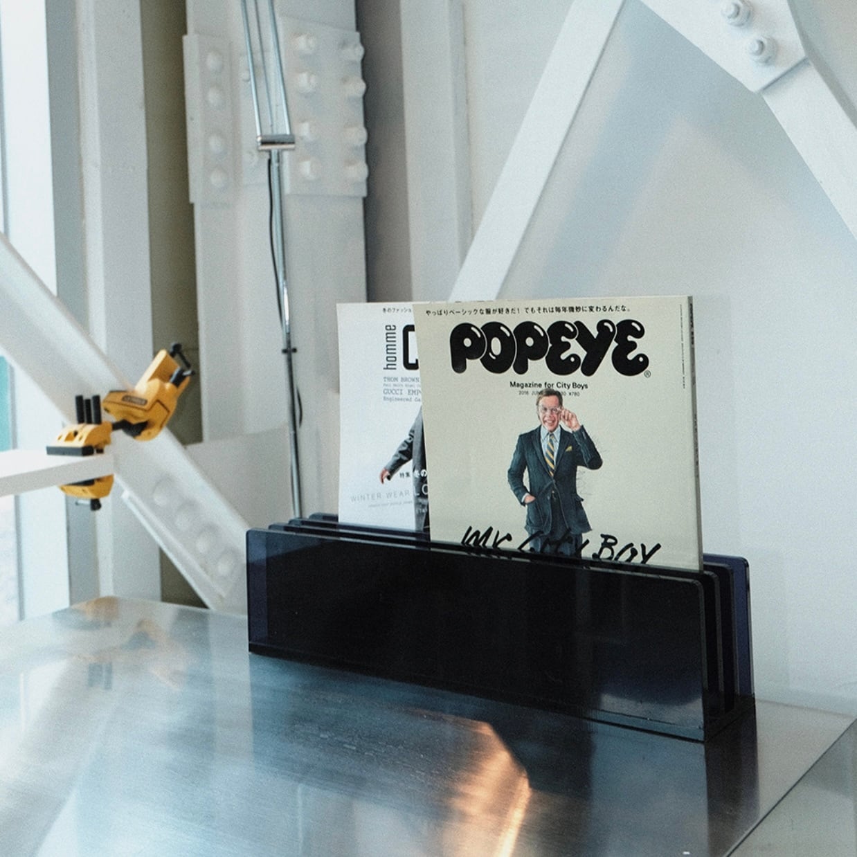 acryl LP magazine rack 3colors / アクリル LP マガジン ラック acryl LP magazine rack 3colors / アクリル LP マガジン ラック