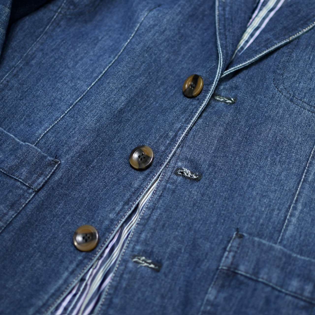 design denim tailored jacket