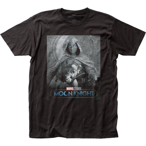 マーベル Tシャツ Marvel Studios Moon Knight Movie Poster Premium Black T-Shirt