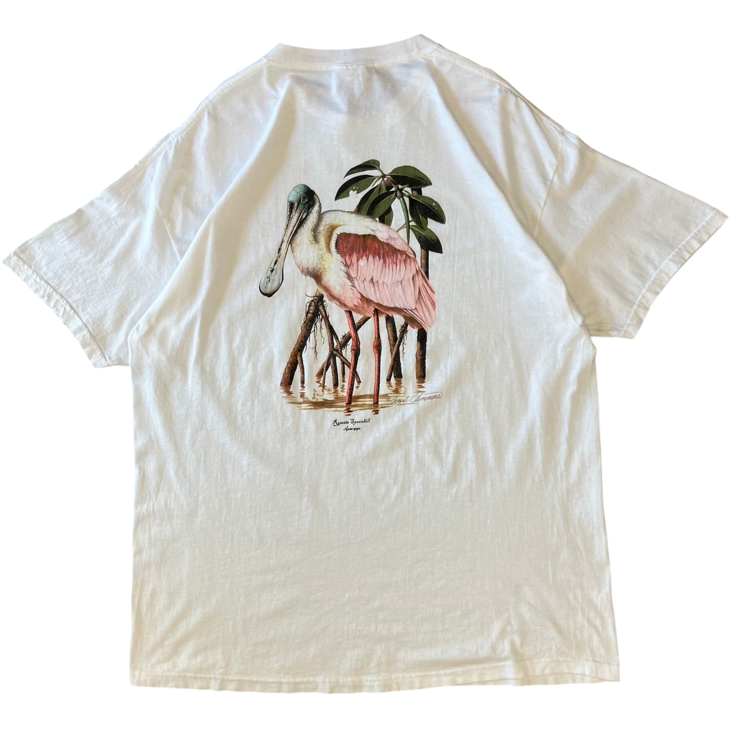 《XL》Hanes ヘインズ 00s 両面プリントTシャツ アニマル系 No.3045