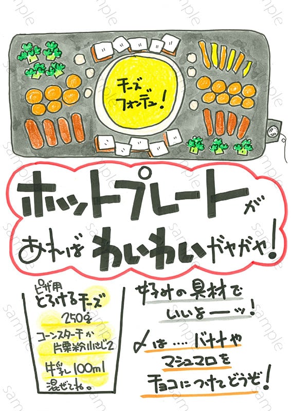 レシピ・チーズフォンデュ