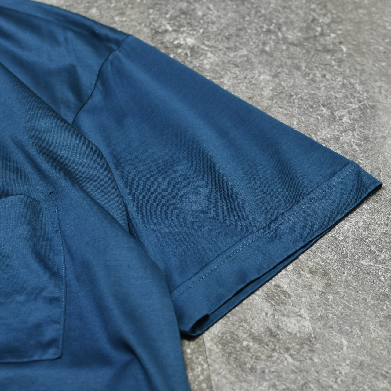 rayon blend design polo shirt navy