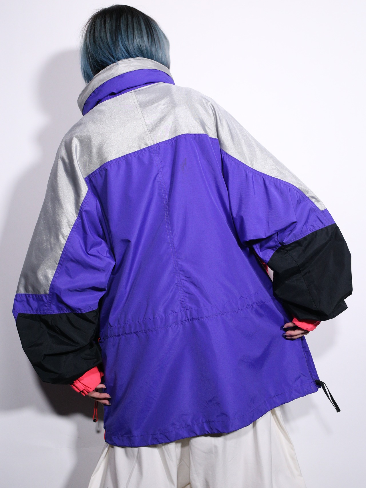 "Colombia" psychedelic coloring anorak parka - 6