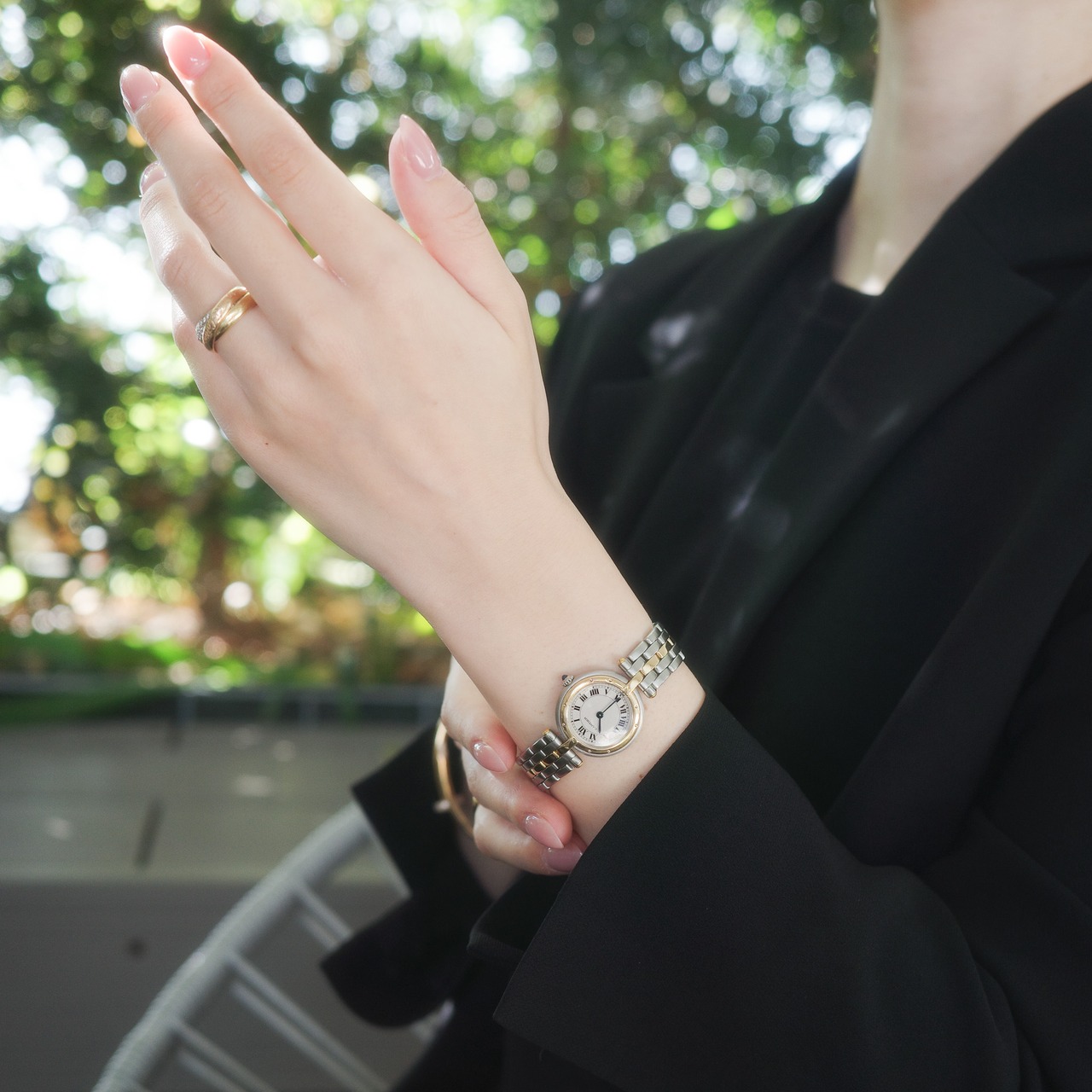 カルティエ パンテール ラウンド SM １ロウ