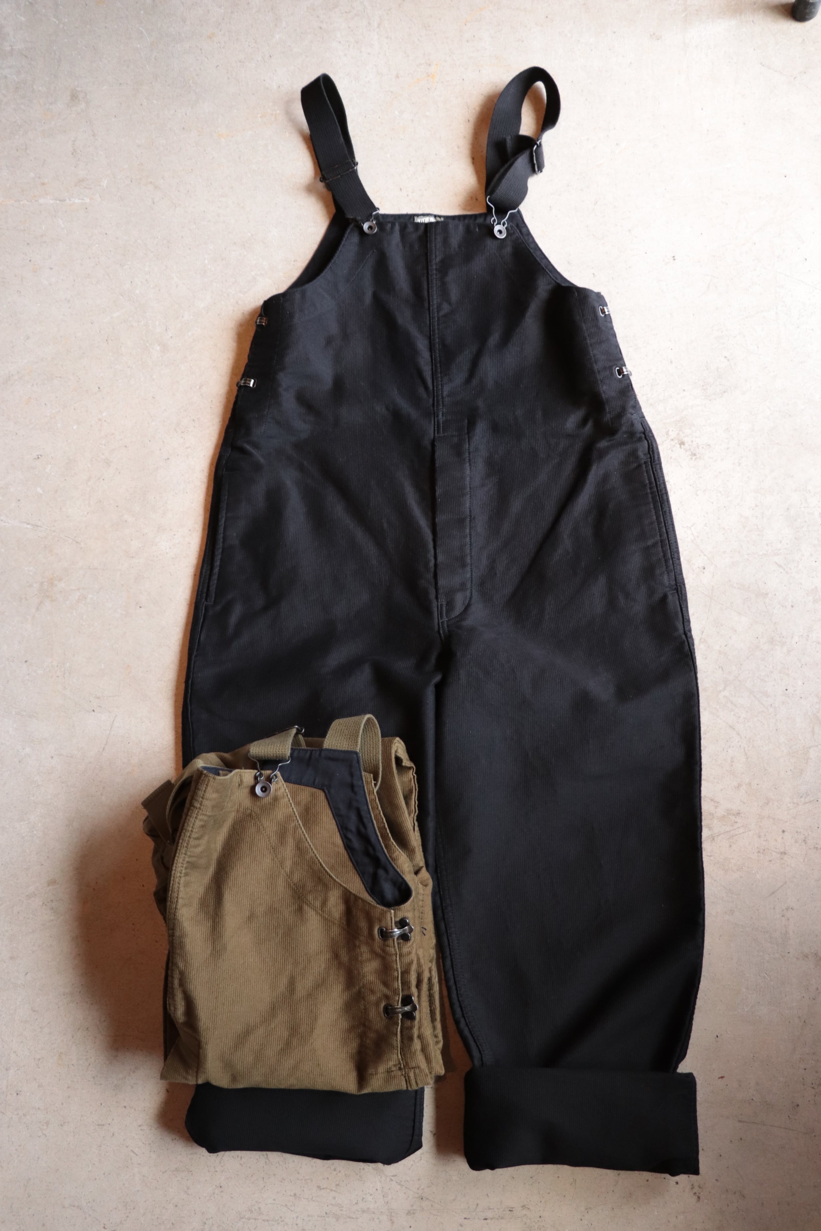 BLACK SIGN/ブラックサイン Military Cord Deck Overalls BSFP-21513