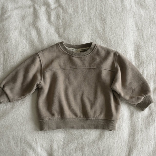 《予約》the beige ¨ slit sweatshirt