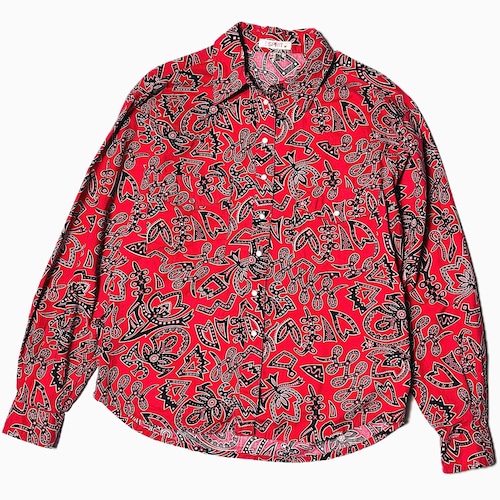 Vintage 90's【ESPRIT】Patterned Western Shirt