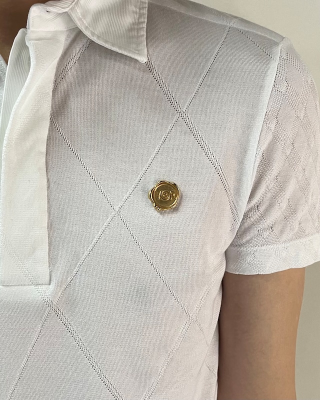 【victor&rolf】argyle design polo shirt