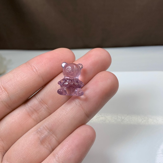 25.可愛いくまちゃん・フローライトくま