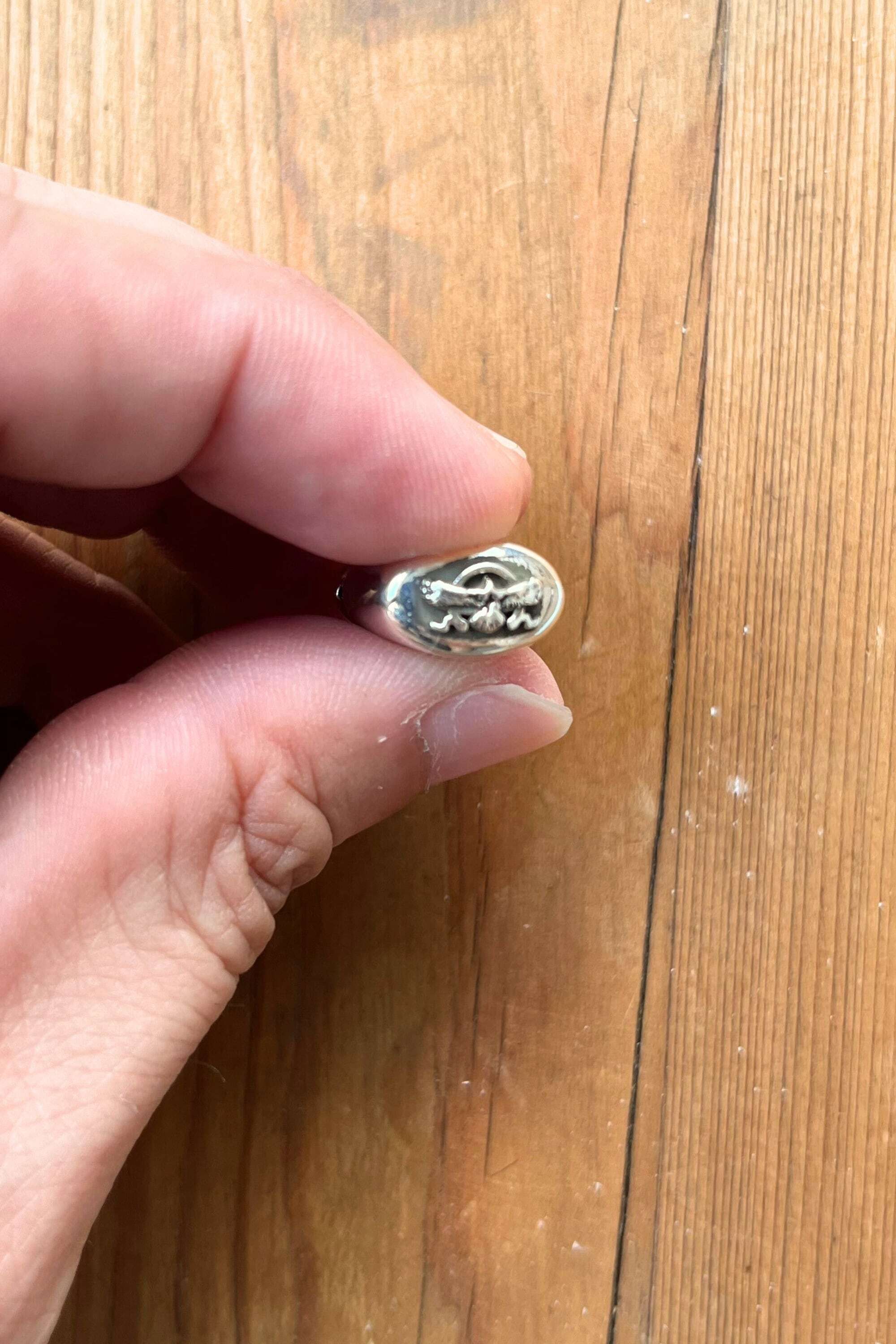 三つ編み革紐 ストッパー スクロールチップセット