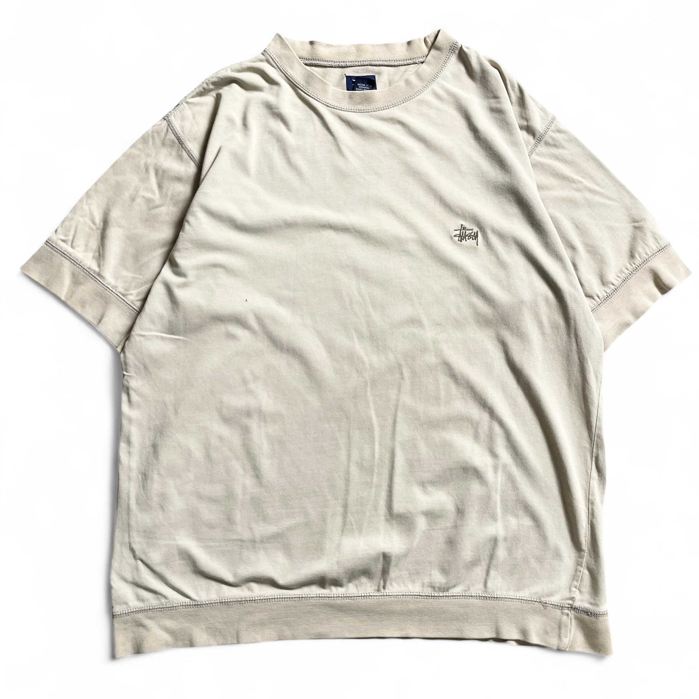 90s-00s old stussy 刺繍ロゴ vintage T-shirt